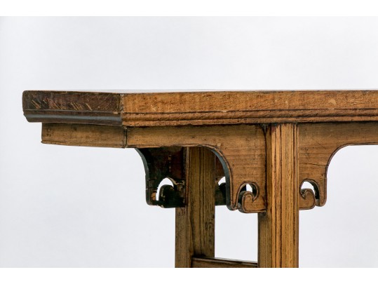 Wonderful Chinese Carved Long Wooden Bench