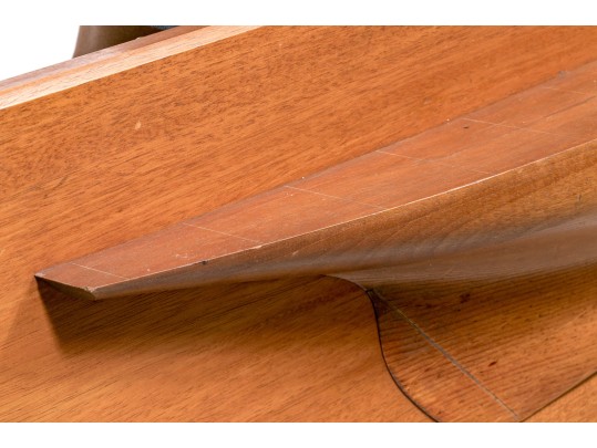 Contemporary Wooden Wall Sailboat Half Model