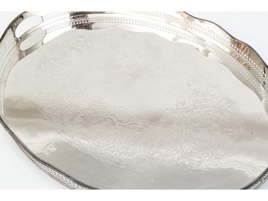 Israel Freeman & Son English Silverplate Tray