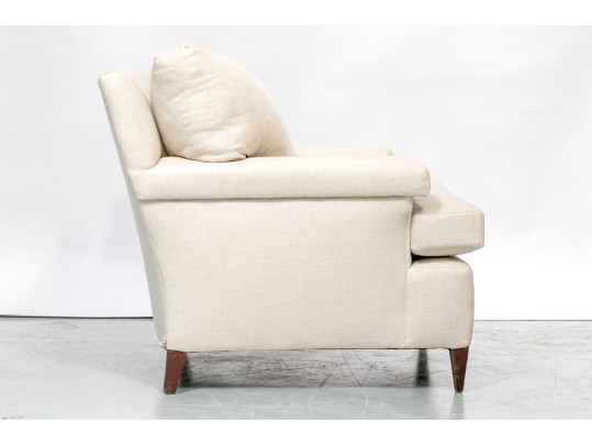 Handsome Fabric Upholstered Club Chair