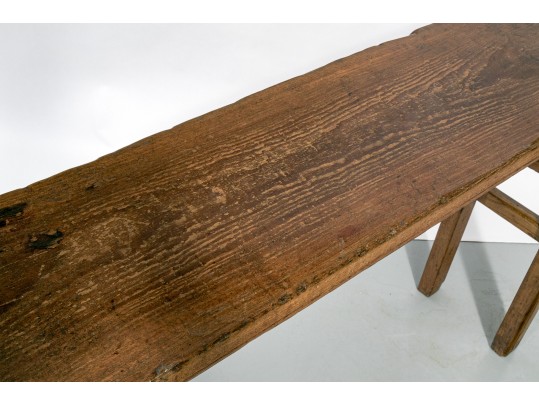 Wonderful Chinese Carved Long Wooden Bench