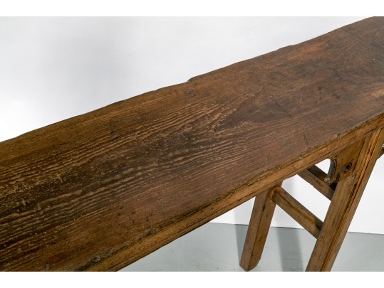 Wonderful Chinese Carved Long Wooden Bench