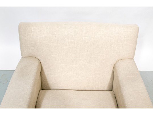 Handsome Fabric Upholstered Club Chair