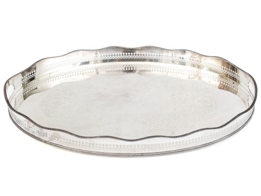 Israel Freeman & Son English Silverplate Tray