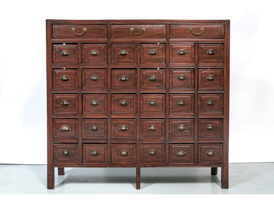 Fabulous Antique Tall Apothecary Cabinet 