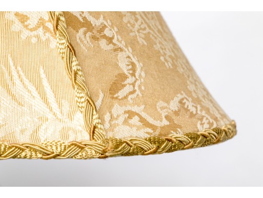 Vintage Pair Of Brass Neoclassical Style Lamps