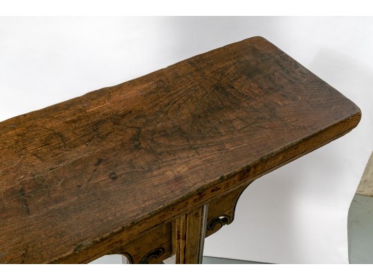 Wonderful Chinese Carved Long Wooden Bench