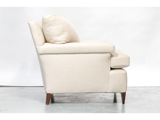 Handsome Fabric Upholstered Club Chair