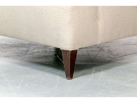 Handsome Fabric Upholstered Club Chair