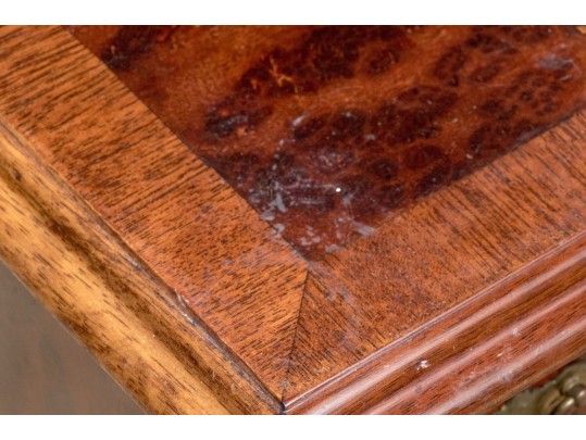 *Antique Diminutive Mahogany Veneered Jewelry Chest