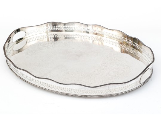 Israel Freeman & Son English Silverplate Tray