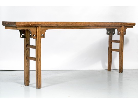 Wonderful Chinese Carved Long Wooden Bench