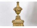 Vintage Pair Of Brass Neoclassical Style Lamps