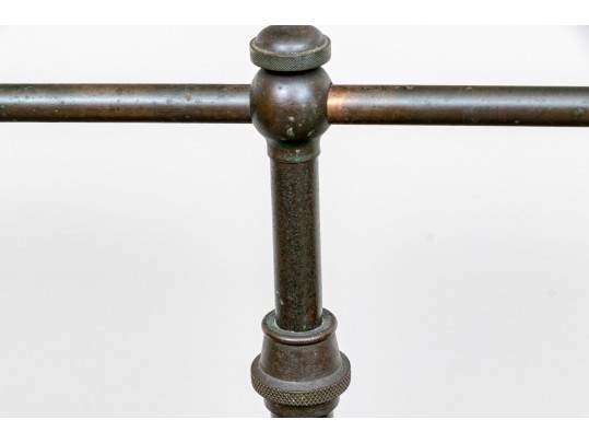 Antique Handel “Sunset Palm” American Arts & Crafts Leaded Glass Shade, Ca. 1900