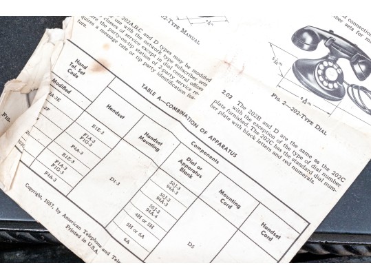Antique Western Electric Rotary Telephone