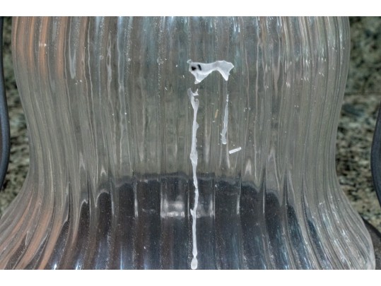 Vintage Aluminum And Glass Lantern