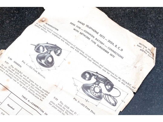 Antique Western Electric Rotary Telephone