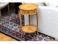Antique French Louis XV/XVI Tulipwood And Marquetry Gueridon Table, Ca. 1880