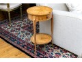 Antique French Louis XV/XVI Tulipwood And Marquetry Gueridon Table, Ca. 1880