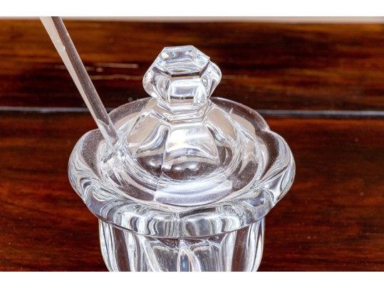 Baccarat Harcourt Missouri Mustard Jar