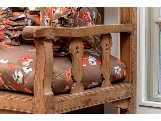 A Fine Antique Country Pine Sofa
