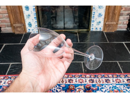 Collection Of 23 Baccarat Wine Glasses & Champagne Flutes 