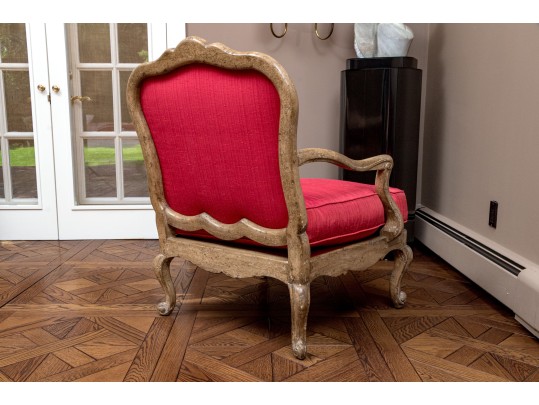 Louis XV Style Chair & Ottoman