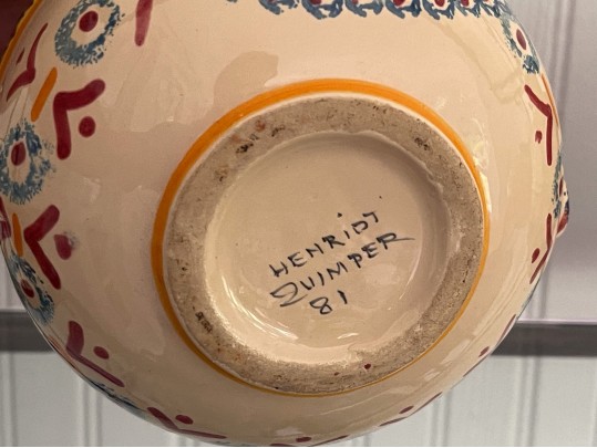 Henriot Quimper Vessels (4pc)