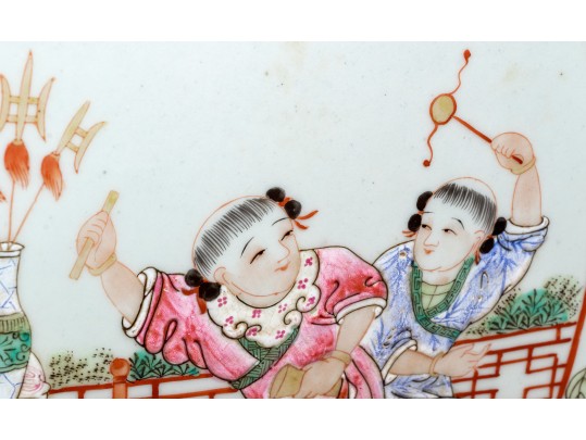 Chinese Famille Rose Porcelain Hexagonal Garden Stool