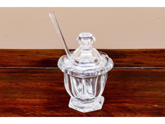 Baccarat Harcourt Missouri Mustard Jar