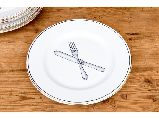 Italian Deruta Ceramic Pasta Set