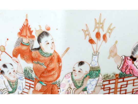 Chinese Famille Rose Porcelain Hexagonal Garden Stool