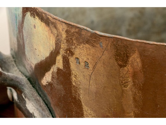 Two Vintage French Copper Pots