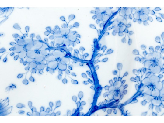 Antique Japanes Blue & White Imari Platter