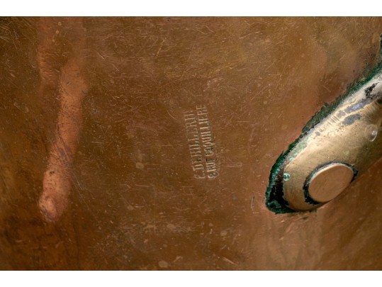 Trio Of Vintage Copper Stock Pots