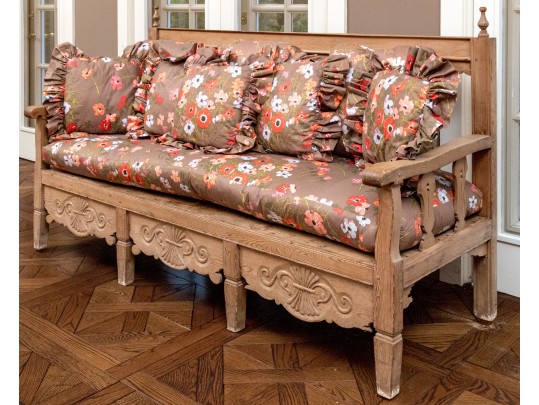 A Fine Antique Country Pine Sofa