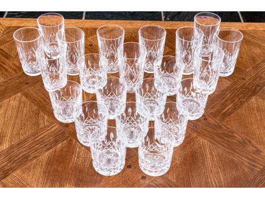 Waterford Lismore Rocks Glasses & Highboys (23 Pc)