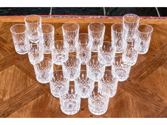 Waterford Lismore Rocks Glasses & Highboys (23 Pc)