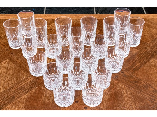 Waterford Lismore Rocks Glasses & Highboys (23 Pc)