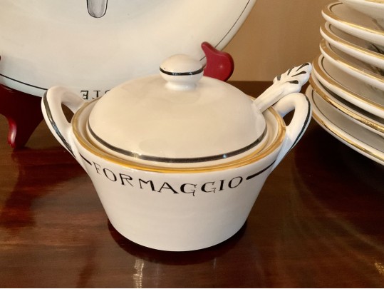 Italian Deruta Ceramic Pasta Set