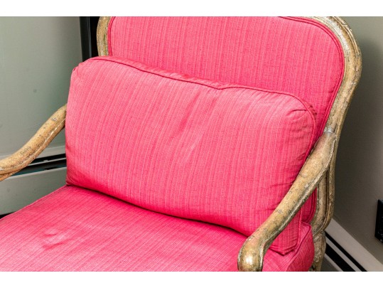 Louis XV Style Chair & Ottoman