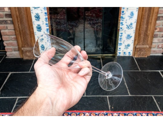 Collection Of 23 Baccarat Wine Glasses & Champagne Flutes 