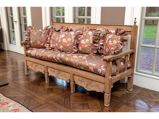 A Fine Antique Country Pine Sofa