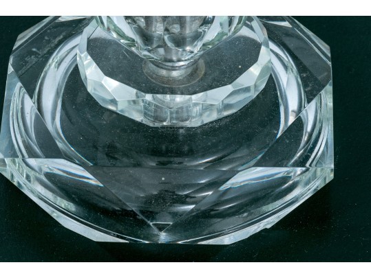 Vintage & Elegant Cut Glass Lamp