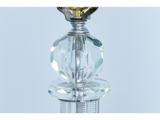 Vintage & Elegant Cut Glass Lamp