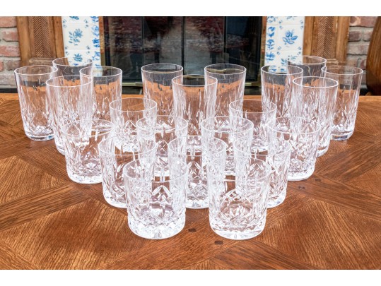 Waterford Lismore Rocks Glasses & Highboys (23 Pc)