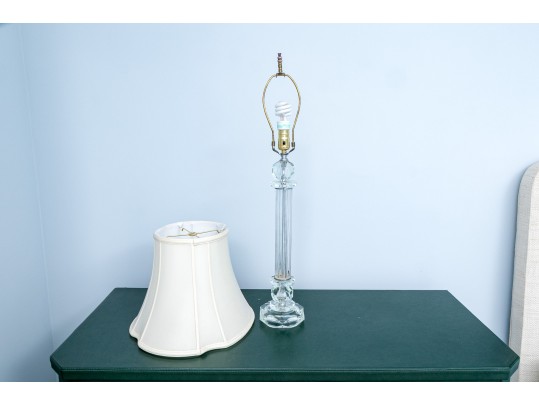 Vintage & Elegant Cut Glass Lamp