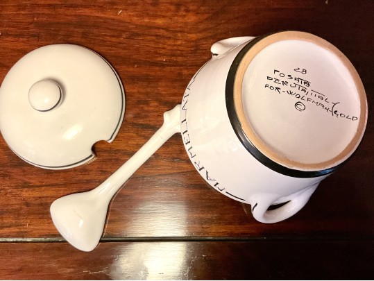 Italian Deruta Ceramic Pasta Set