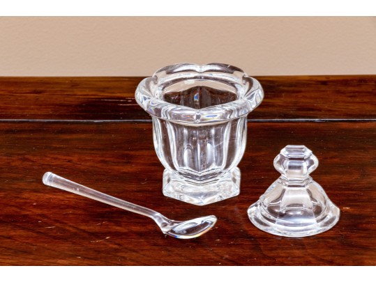 Baccarat Harcourt Missouri Mustard Jar