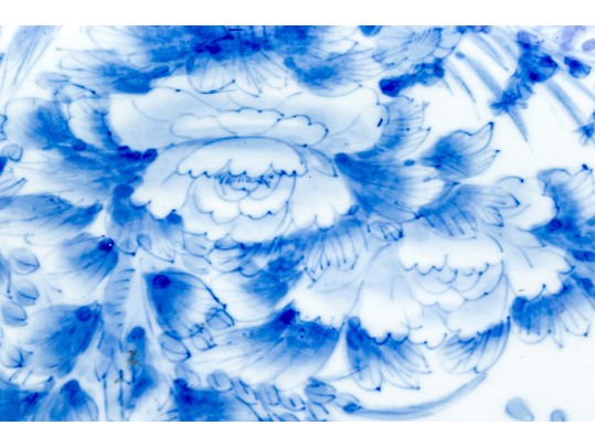Antique Japanes Blue & White Imari Platter